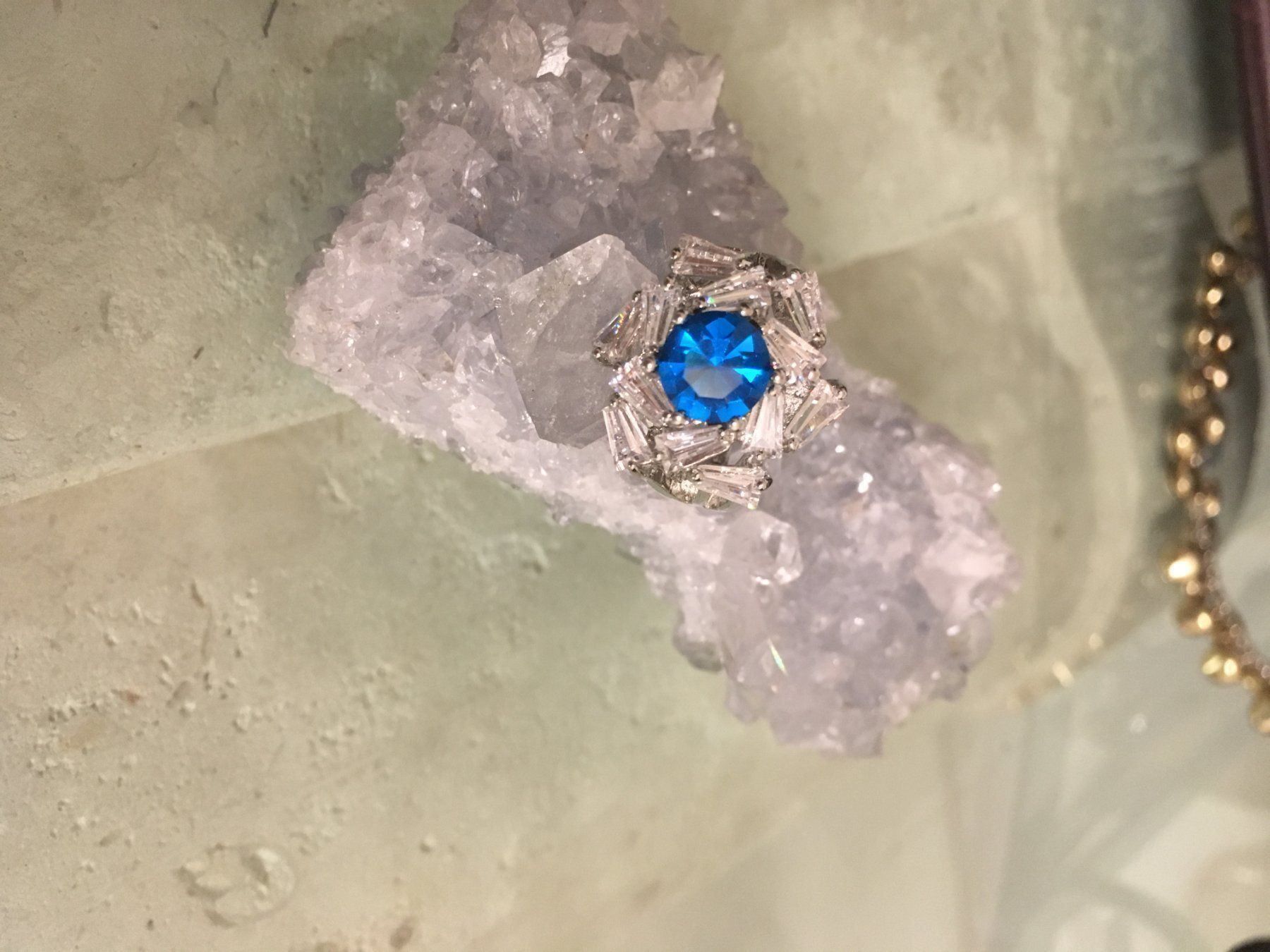 Ringe: AKTION Design Ring Versilbert Gr. 56 Bague Cristal US 8 – Neu (gemäss Beschreibung) aus Prilly von ilyria73 4