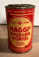 Blechdose MAGGI'S BOUILLON-WÜRFEL 50 Würfel Kreuzstern CH