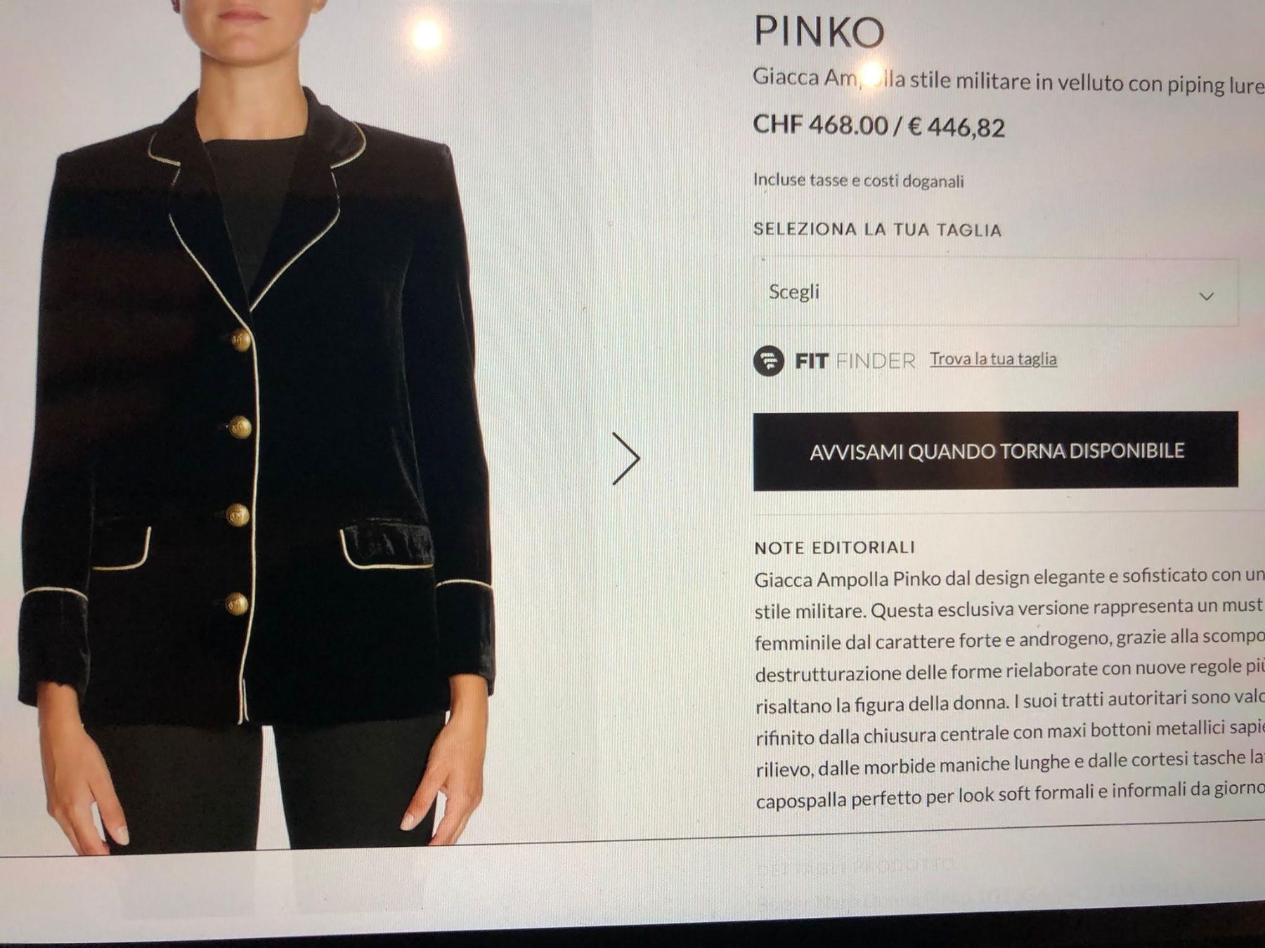 Pinko Lotti di vestiti: Completo giacca e pantalone PINKO – Nuovo (secondo la descrizione) da Davesco-Soragno venduto da dvf_7h6d