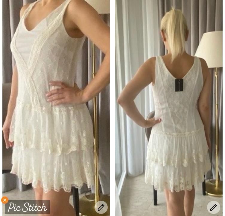Promod Vestiti: NEW WHITE DRESS – Nuovo (secondo la descrizione) da Spreitenbach venduto da eli_7f86