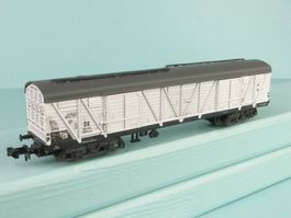 Minitrix DB gedeckter Güterwagen Bromberg, weiss