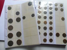 Grosse Sammlung von Münzen aus Italien ab 1628 in Album