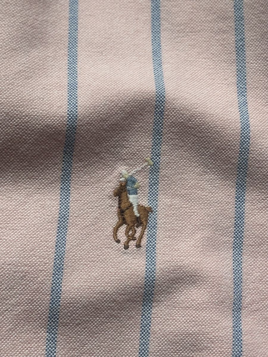 Ralph Lauren Camicie: Ralph Lauren Hemd, Grösse M, Rosa Gestreift – Usato da Neerach venduto da Matug1248 2