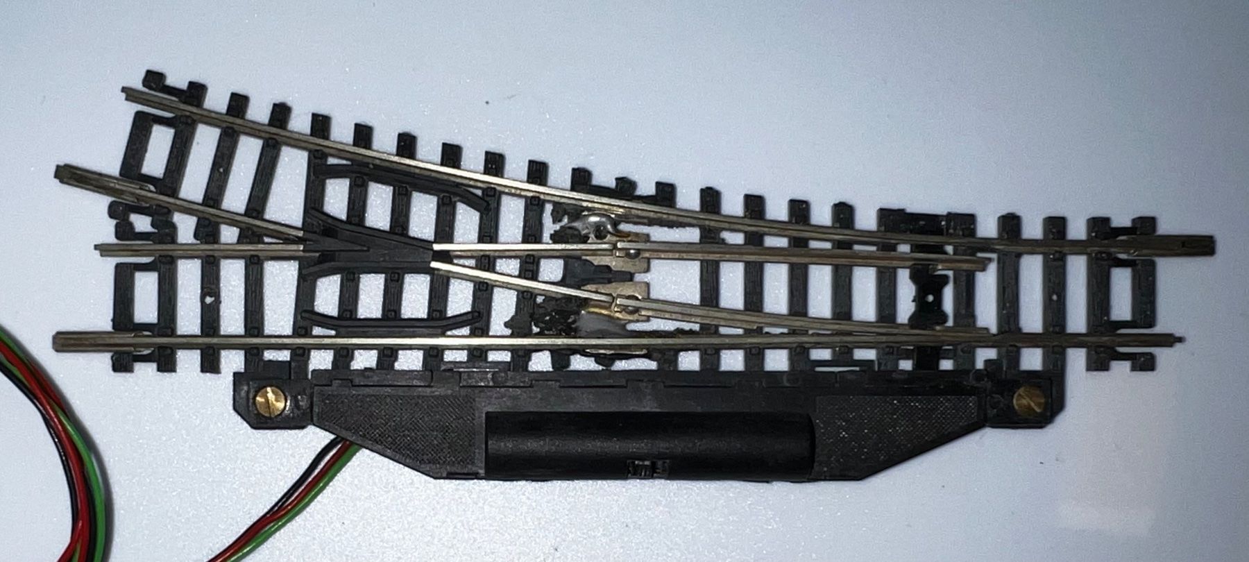 Roco Modellini di ferrovie: Roco Elektro-Weiche (22263) Rechts – Usato da Basel venduto da jonnyhaas