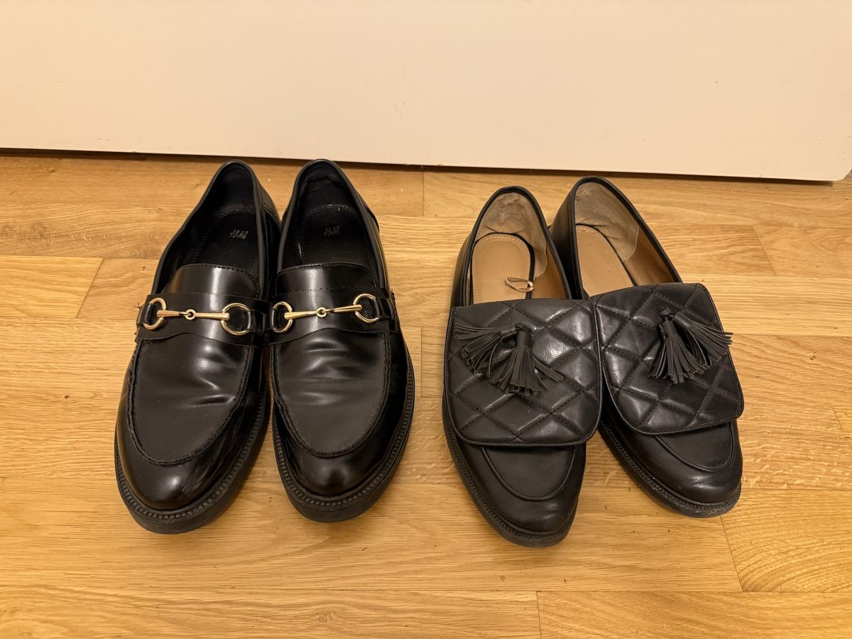 H&M Damenschuhe: Set 2 Paar Loafers Schwarz H&M Grösse 41 – Gebraucht aus Zug von MC2CC