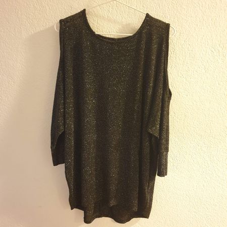 Achselfreie Glitter-Tunika