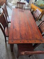 MASSIVHOLZ ESSTISCH KOLONIALSTIL ECHTHOLZ TISCH HOLZTISCH