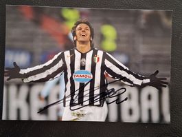 Alessandro Del Piero Juve signiertes Foto Autogramm