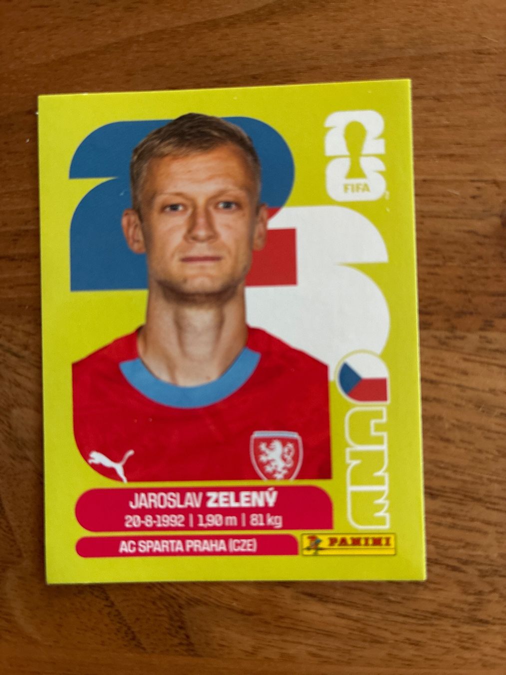 Panini Cartes à collectionner: FIFA WC 2026 Jaroslav Zeleny CZE 6 – Neuf (Voir description) à Boll par valoune01