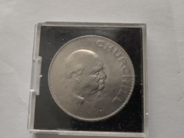 Winston Churchill Crown Münze Englad QEII Elizabeth ii