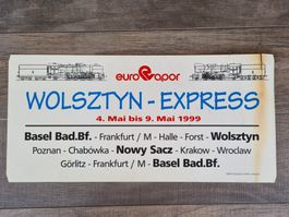 Wolstzyn Express 1999, Euro Vapor, Sonderfahrt, Rarität