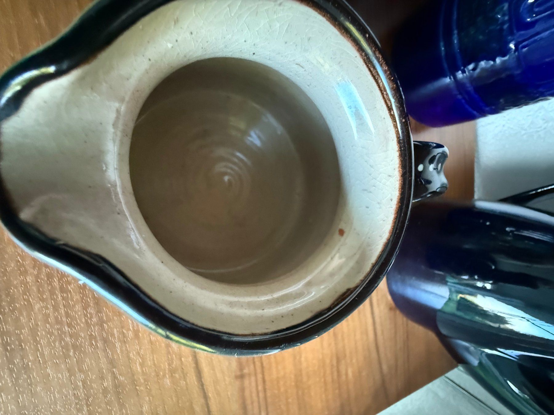 Caraffe: Keramik Milchkrug Schweizer Handarbeit mit Stempel – Usato da Kirchdorf AG venduto da coco123 4