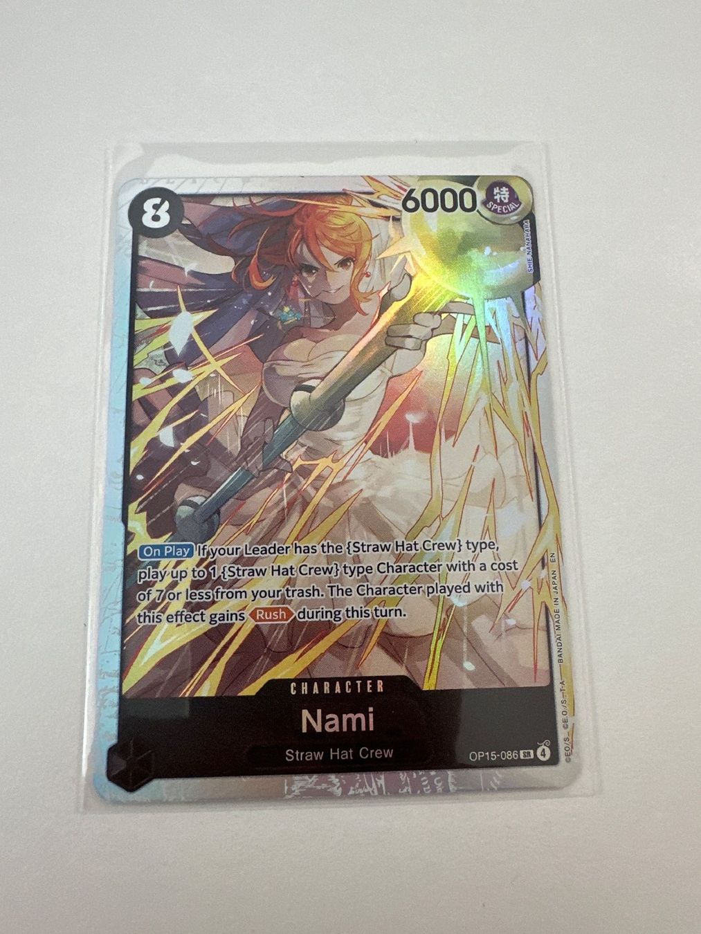 Bandai Carte collezionabili: Nami - OP15 - SR - OP15-086 - EN – Nuovo (secondo la descrizione) da Langenthal venduto da _-Kaktus-_