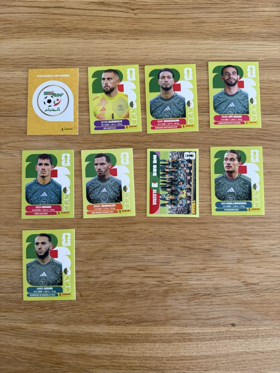 Panini Sammelbilder & Trading cards: Panini Algerien WM2026 – Neu (gemäss Beschreibung) aus Hellikon von stoudii 1