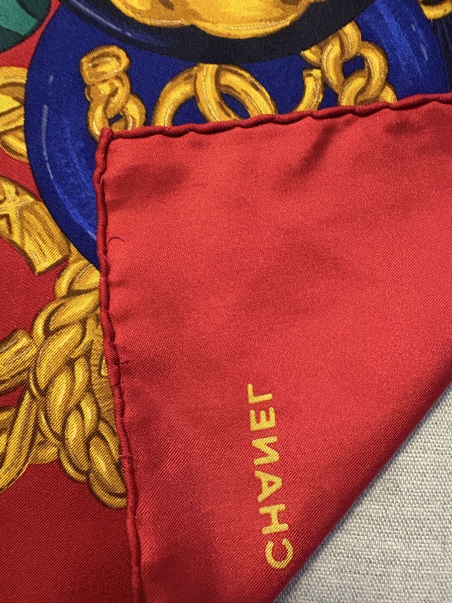 Chanel Foulards, Tücher & Schals: CHANEL Schal – Gebraucht aus Rotkreuz von Vintage_lover1 5
