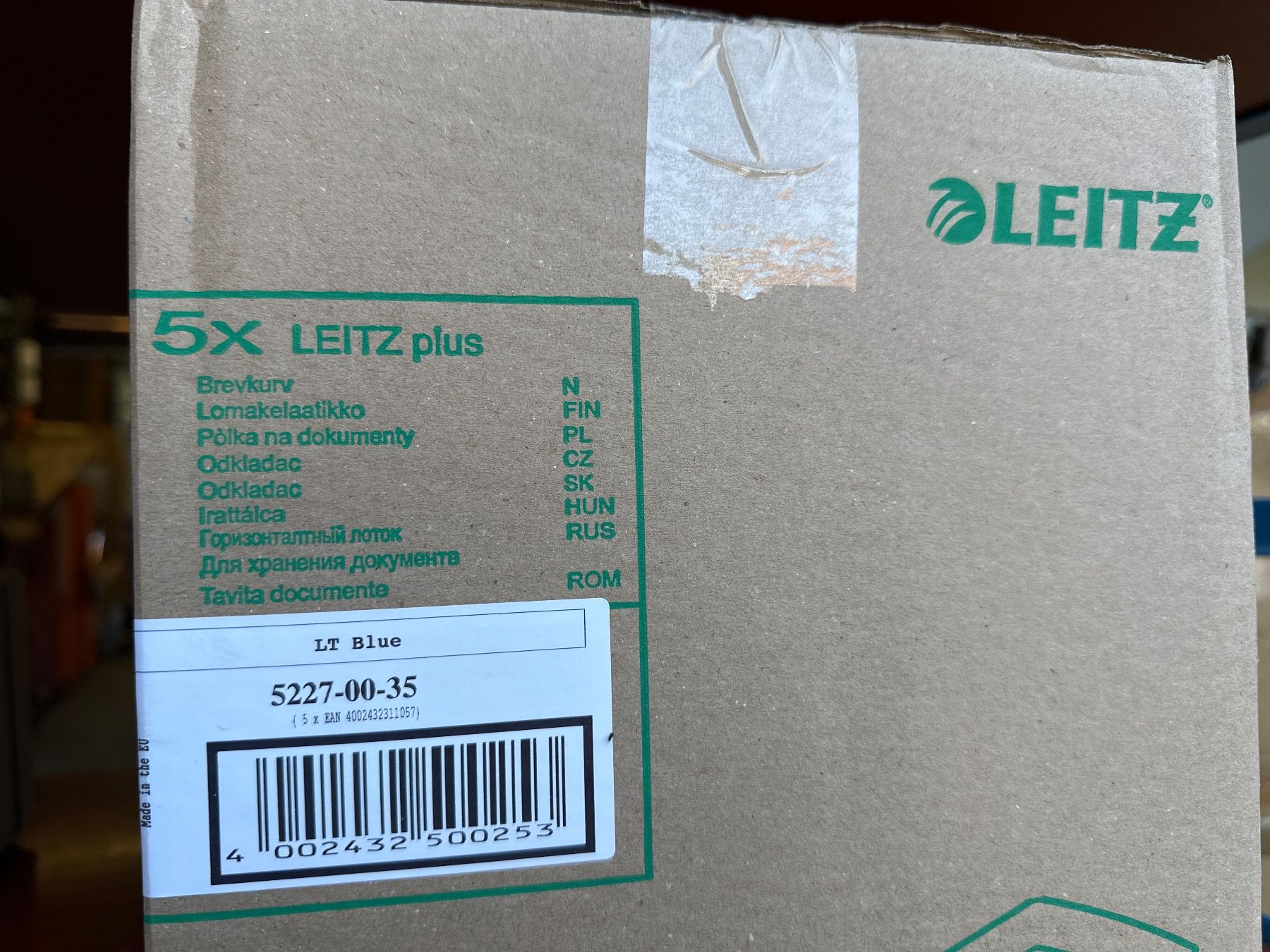 Leitz Raccoglitori: 5 Stk. neue Leitz plus Ablagefächer A4, blau – Nuovo e nell'imballaggio originale da Necker venduto da liq24 2