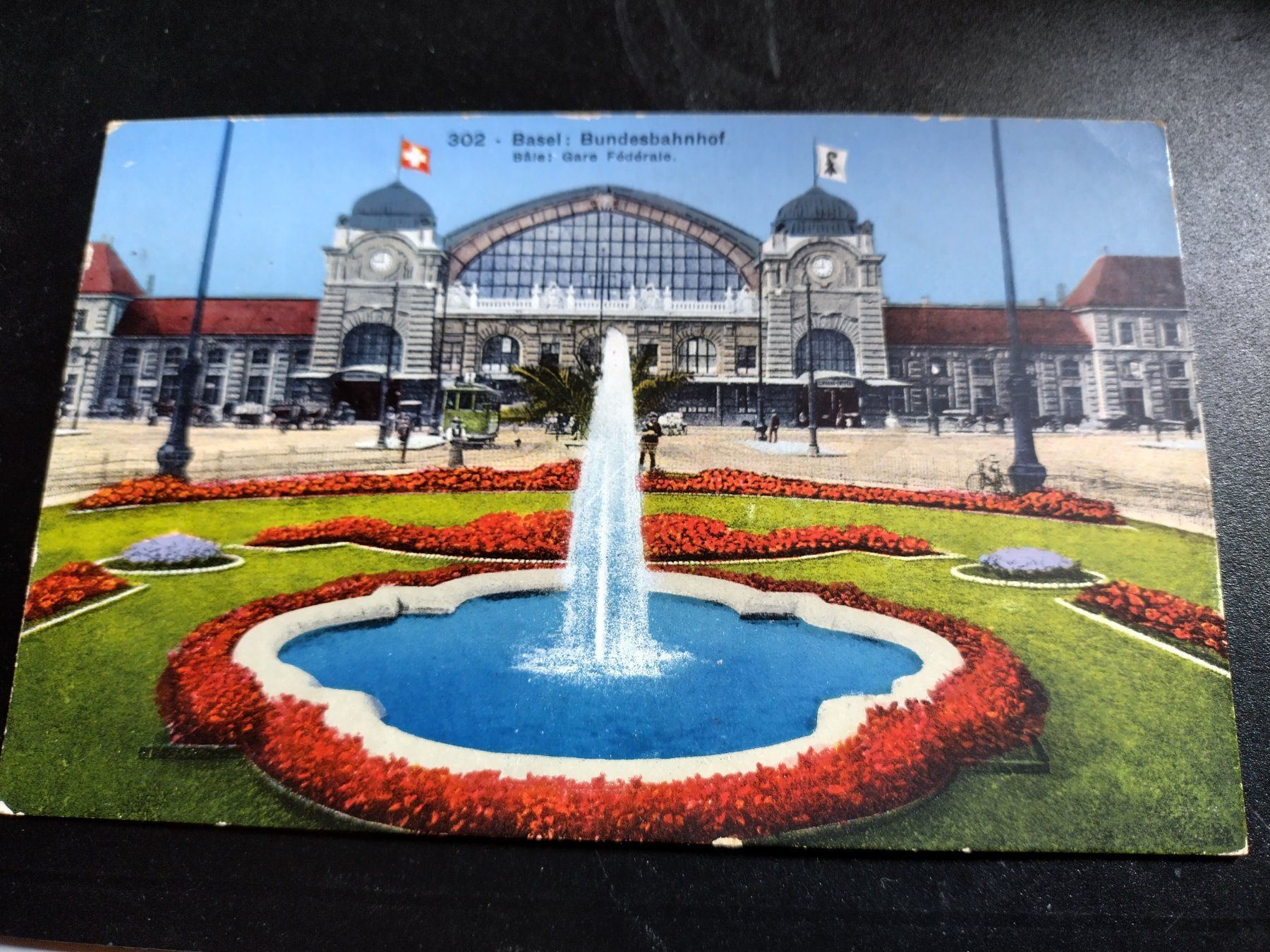 Cartoline postali: Ansichtskarte Basel Bundesbahnhof 1934 – Usato da Wildhaus venduto da Hukwildhaus 3