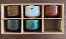 Minoyaki Matcha Schalen Set neuwertig