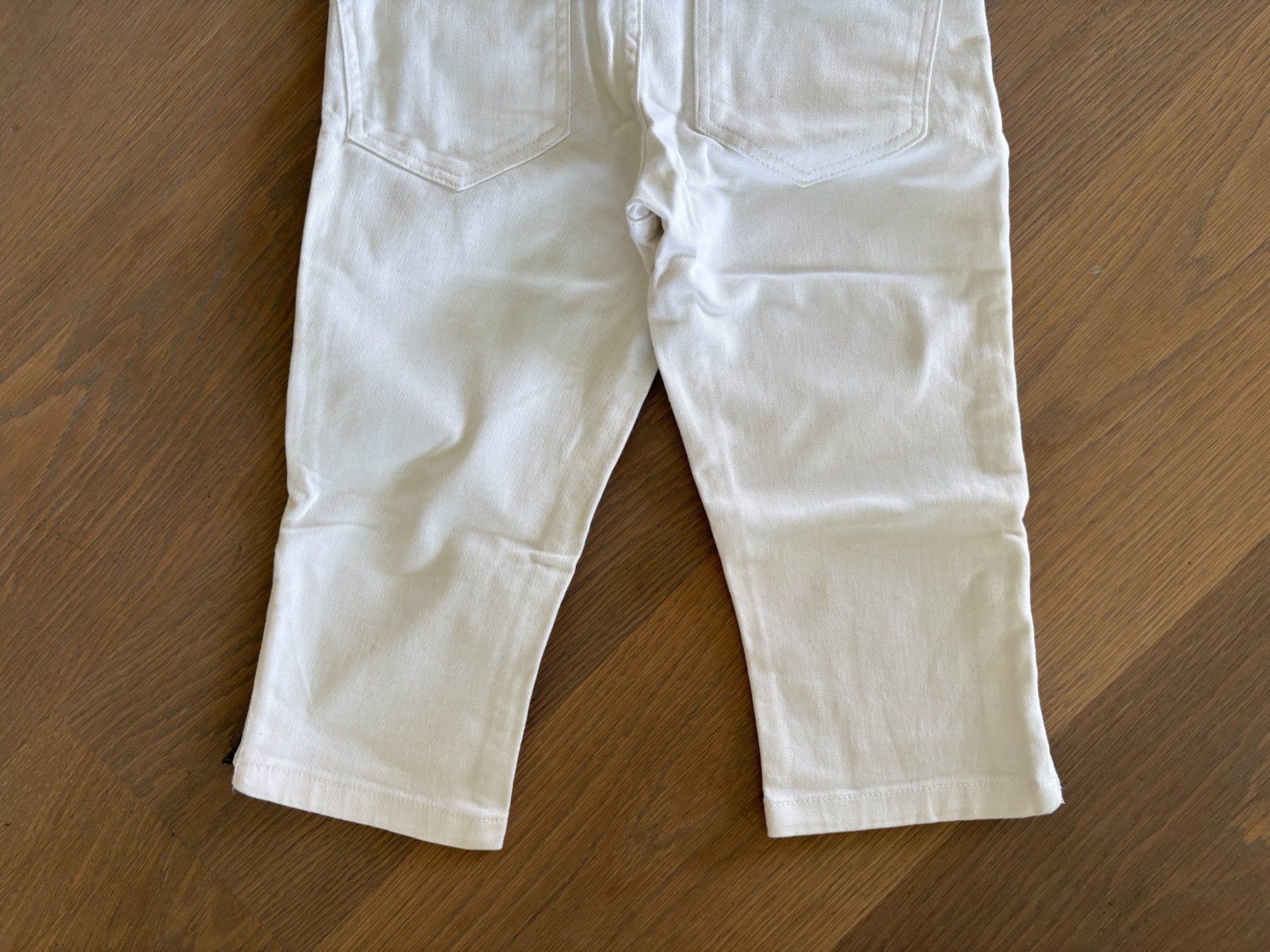 H&M Pantaloni: 3/4-Jeans / Capri-Jeans, weiss, Gr. 134 – Usato da Rüschlikon venduto da user999 5