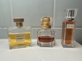 3 Markenparfums im Set – Chanel, Dior & Guerlain