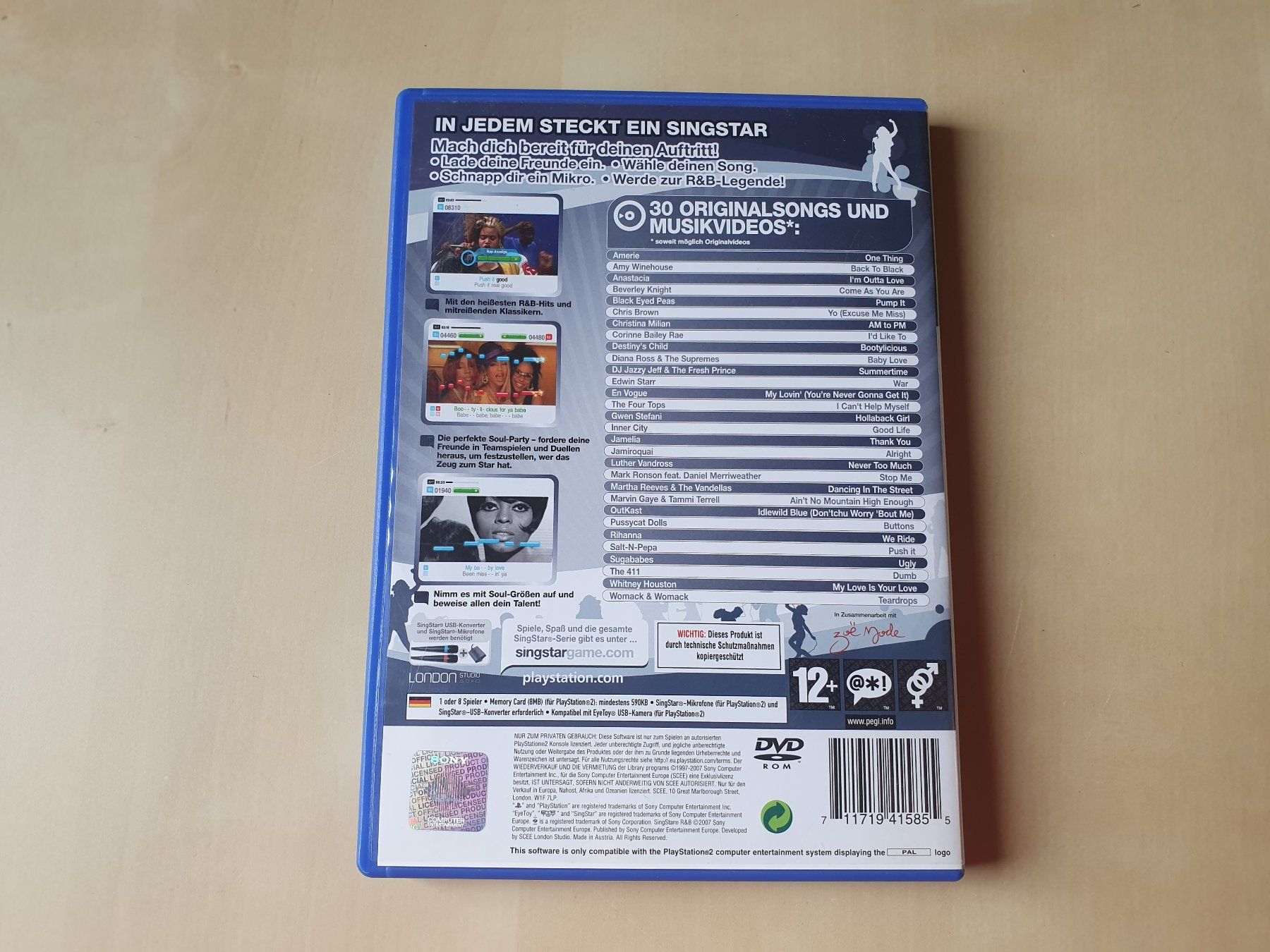 Sony Jeux: Singstar R&B – D'occasion à Stansstad par collectorsshop 1