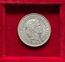 Schweiz 10 Rappen 1933 B ss - vzgl Libertaskopf