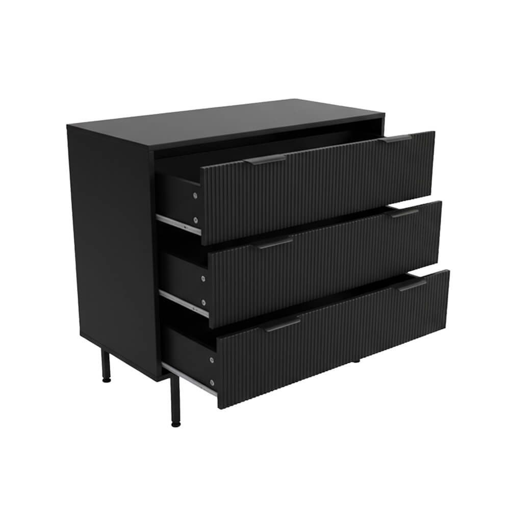 Kommoden: Kommode 90x80cm NALA - Schwarz – Neu und originalverpackt aus Wallenwil von toesstal-vertrieb 5