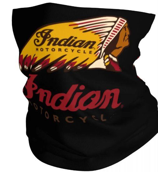 Masques: Tube Mask Indian Motorcycle – Neuf avec emballage d'origine à Allens par MADE.IN.ROCK.N.ROLL 1