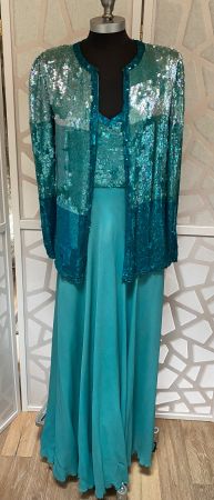 Beautiful vintage evening dress and jacket. M