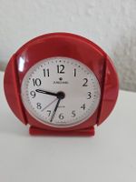 Junghans Wecker, rot, Reiseformat Vintage