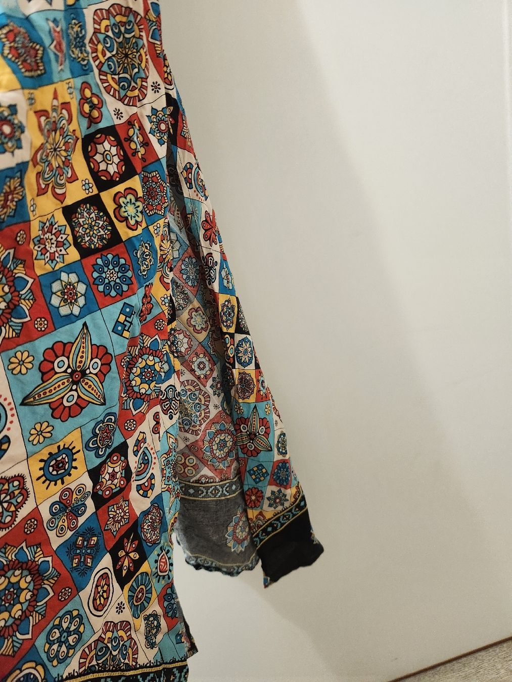 Vestiti: Robe longue imprimée multicolore avec franges T.M – Nuovo (secondo la descrizione) da Niedergösgen venduto da Eva2410 6