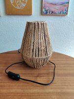 Lampe de table ou lampe chevet Bohème en rotin