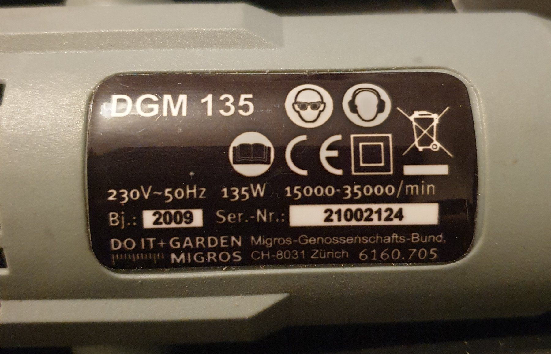 Tous les outils: Multifunktionswerkzeug DGM 135 – Neuf (Voir description) à Horw par Arta20000 7
