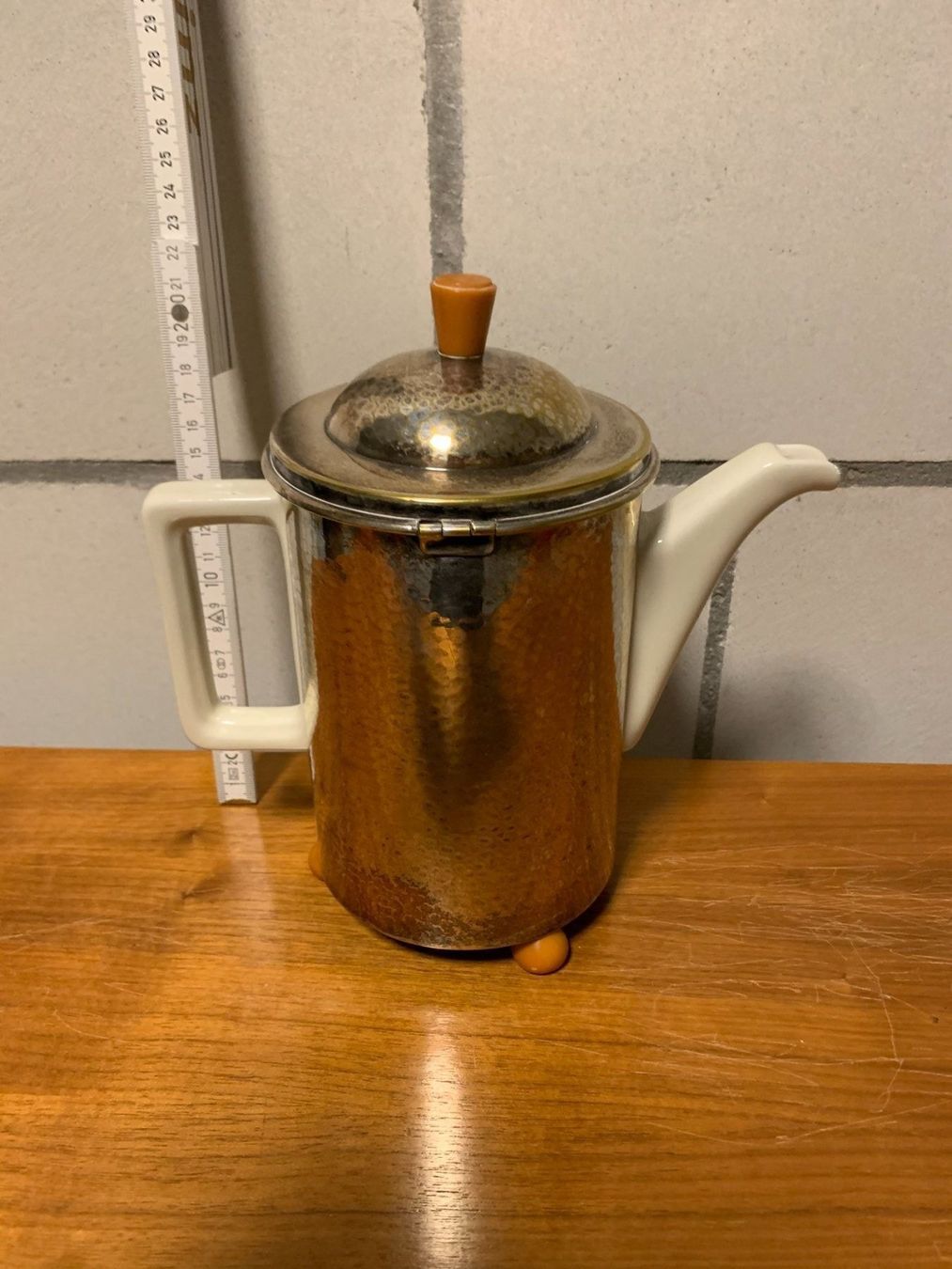 Caraffe: Teekanne / Silber Keramik antik – Usato da Arch venduto da seil819