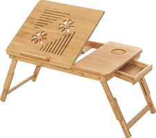 Laptop-Halter aus Bambus