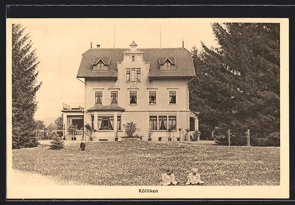 Cartoline postali: AK Kölliken, Ortspartie mit Villa – Usato da Berlin venduto da bartko-reher