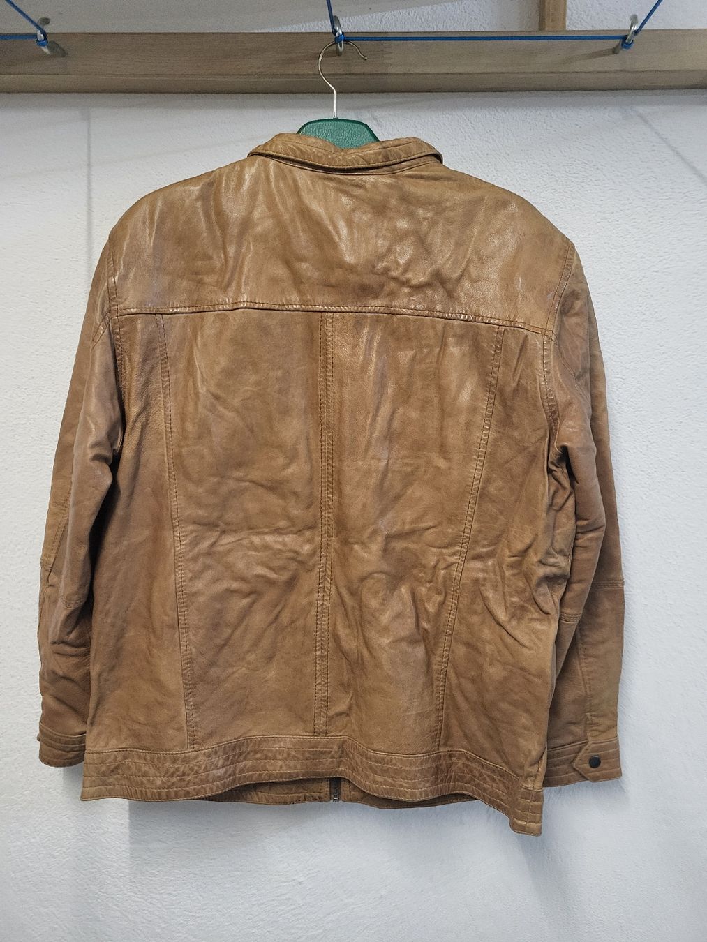 Giacche: Herren Lederjacke cognacfarbig – Usato da Rüschlikon venduto da Voxi 1