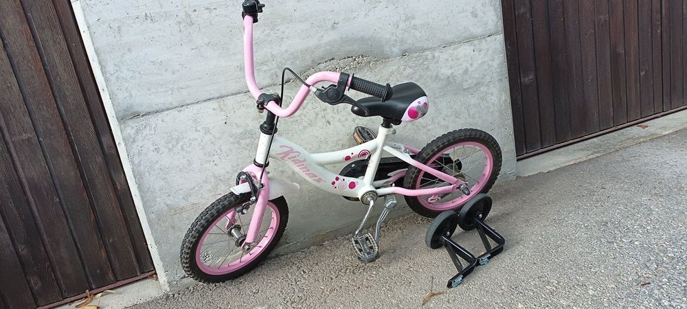 Vélo Enfant 16 Pouces Avec Roues Stabilisatrices - Cadre Acier Carbone Pour 3 à 6 Ans, Réglable