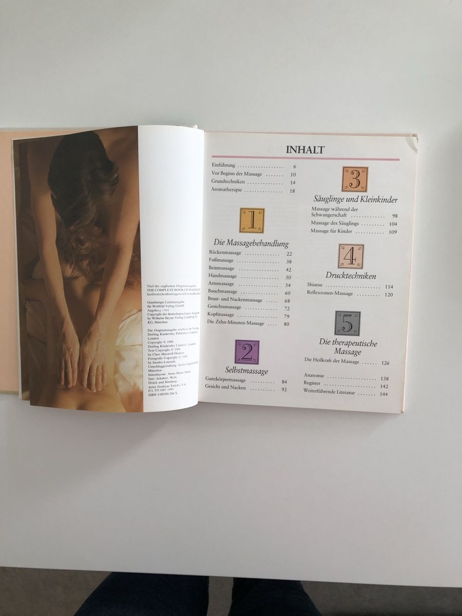 Libri: Massage Handbuch: Entspannung pur – Usato da Hochdorf venduto da giu_cd2h 2