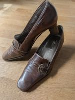 Gabor Damenschuhe Leder Gr. 4, Comfort braun, top Zustand