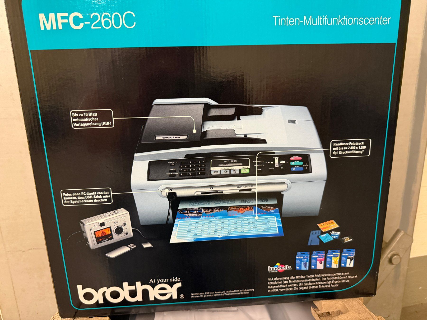 Brother Drucker: Brother MFC-260C Tinten-Multifunktionscenter – Neu (gemäss Beschreibung) aus Schlieren von Stadtammannamt_8952