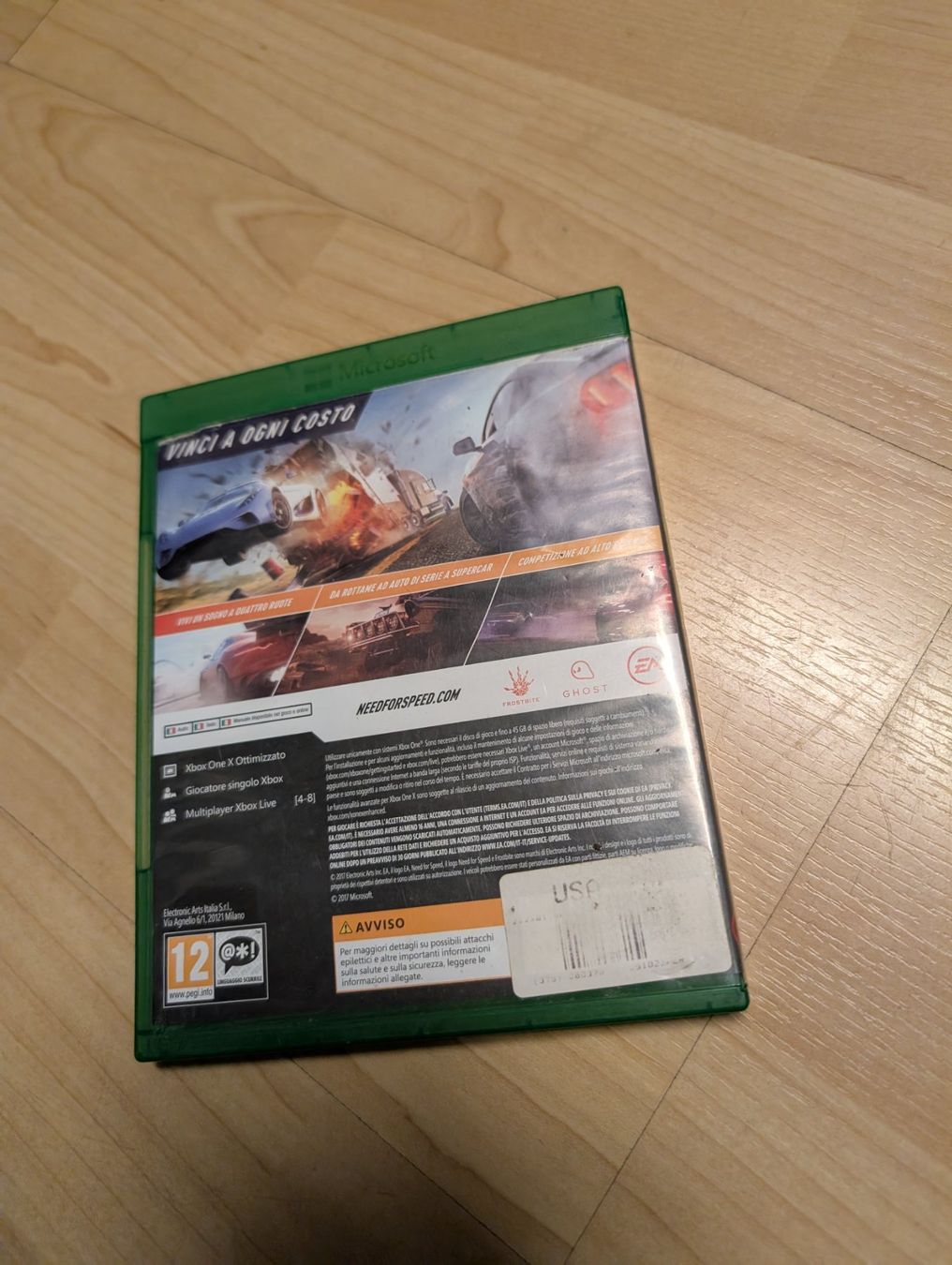 Jeux: Need for speed payback Microsoft Xbox one series x – D'occasion à Giubiasco par Tici__nerd_Giubiasco 1