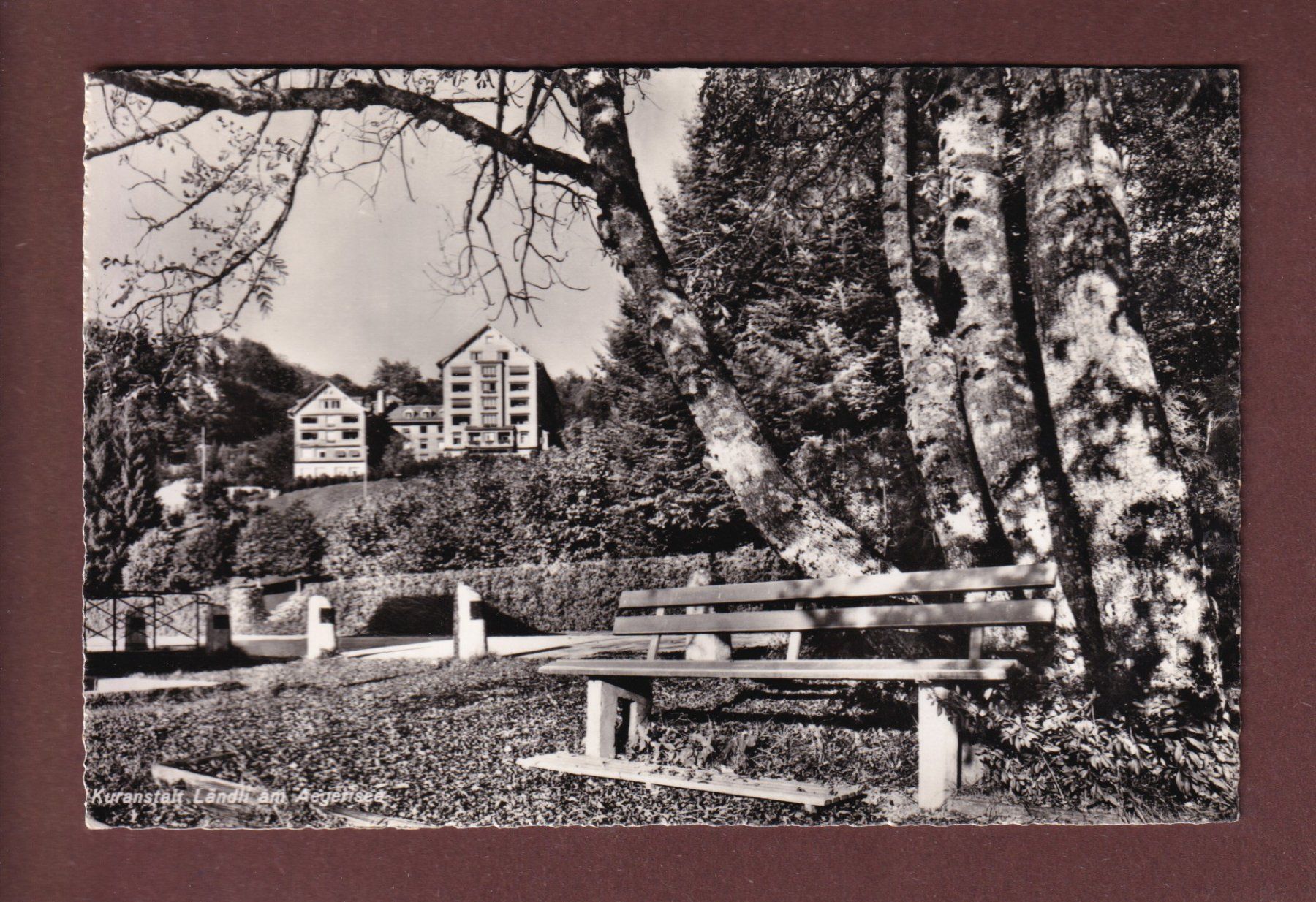 Cartoline postali: Kuranstalt LÄNDLI am Aegerisee – Usato da Pully venduto da nicecards-shop
