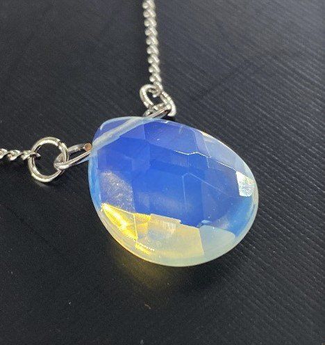 Catenine: Collier Silber 925 mit Opalith – Nuovo e nell'imballaggio originale da Matten b. Interlaken venduto da kero71