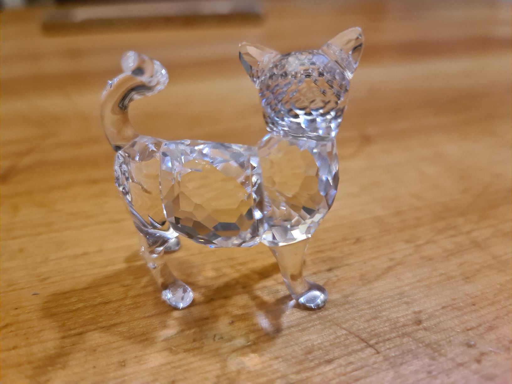 Swarovski Statuette: Swarovski Figur Katze – Usato da henau venduto da Rockj 1
