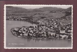 MONTREUX - Vue d'avion - 1947