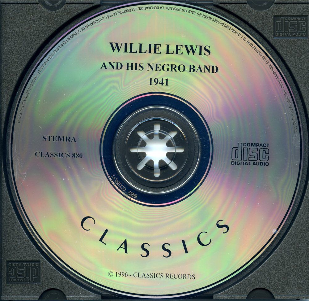 CD: Jazz-CD:  Willie Lewis  1941 (Classics) – Usato da Hochfelden venduto da mue_lhm9 1