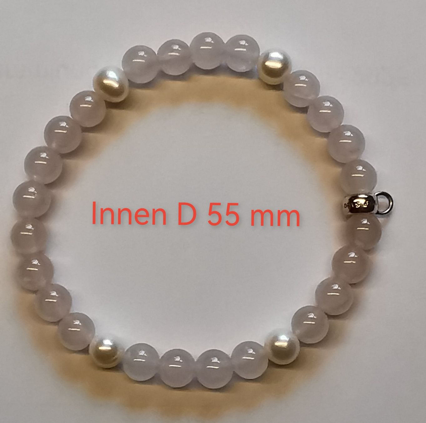 Thomas Sabo Armbänder & -reifen: Thomas Sabo Charm-Armband Rosenquarz mit Perle – Gebraucht aus Horgen von Toscanafan 1