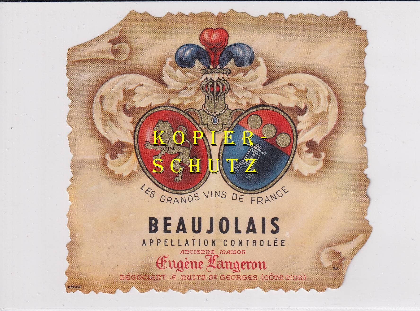 Papiere: Etikette - Beaujolais /bd – Gebraucht aus Hombrechtikon von Rudolf07
