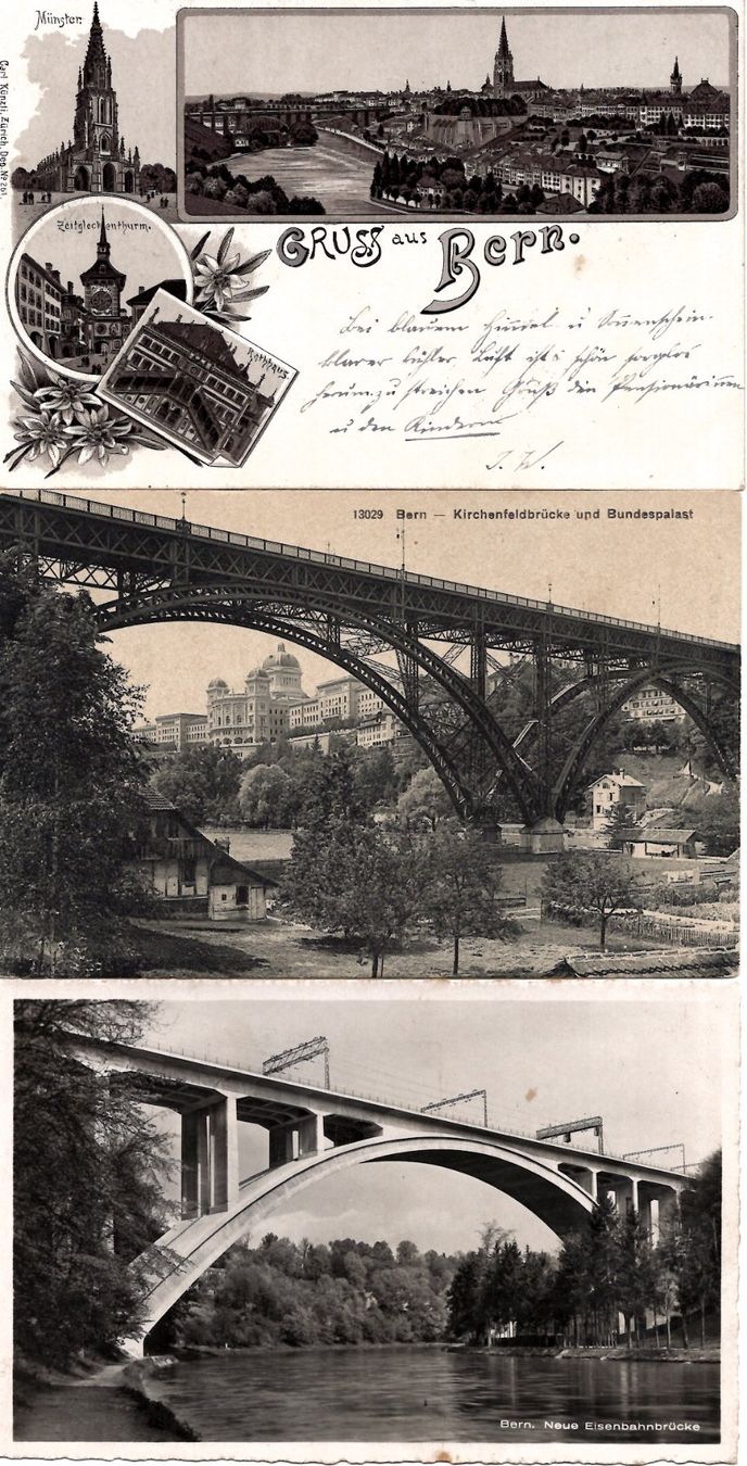 Cartoline postali: AK Bern schwarz/weiss – Usato da Brunnadern venduto da eichmann.anton 2